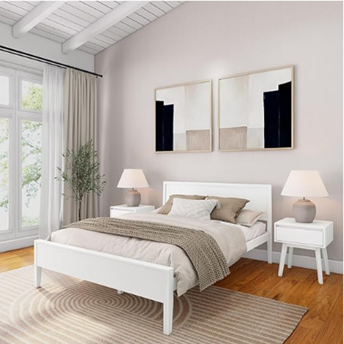 Modern Queen Platform Bed Wood Queen Bed Frame